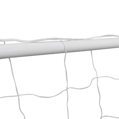 Soccer Goal Post Net Set Steel 240 x 90 x 150 cm High-quality Payday Deals