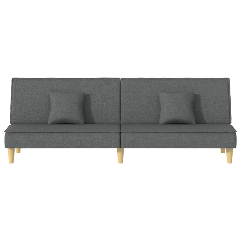 Sofa Bed Dark Grey Fabric Payday Deals