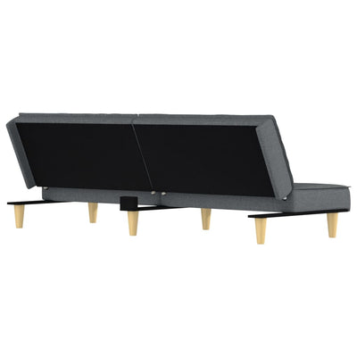 Sofa Bed Dark Grey Fabric Payday Deals