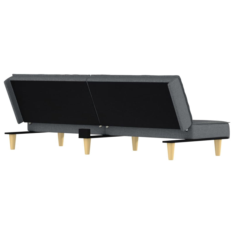 Sofa Bed Dark Grey Fabric Payday Deals