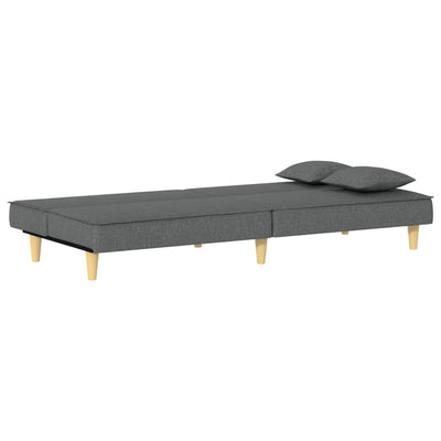 Sofa Bed Dark Grey Fabric Payday Deals