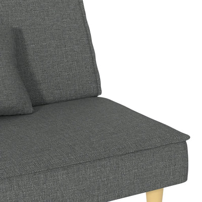 Sofa Bed Dark Grey Fabric Payday Deals