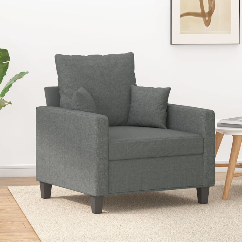 Sofa Chair Dark Grey 60 cm Fabric Payday Deals