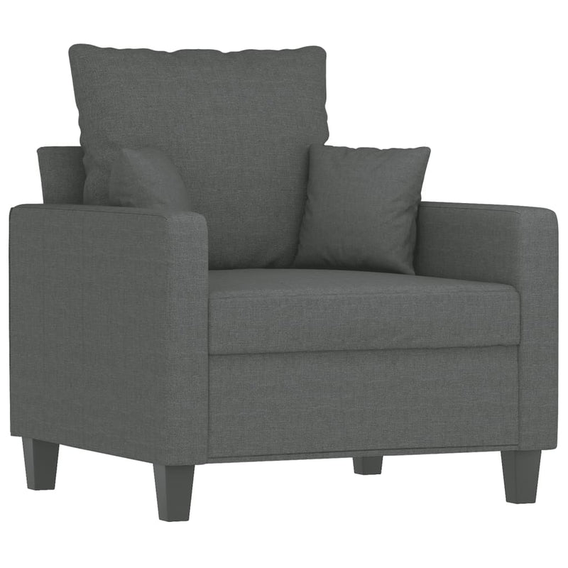 Sofa Chair Dark Grey 60 cm Fabric Payday Deals