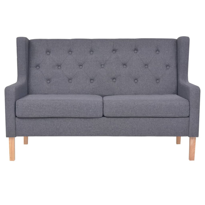 Sofa Set 3 Pieces Fabric Grey Payday Deals