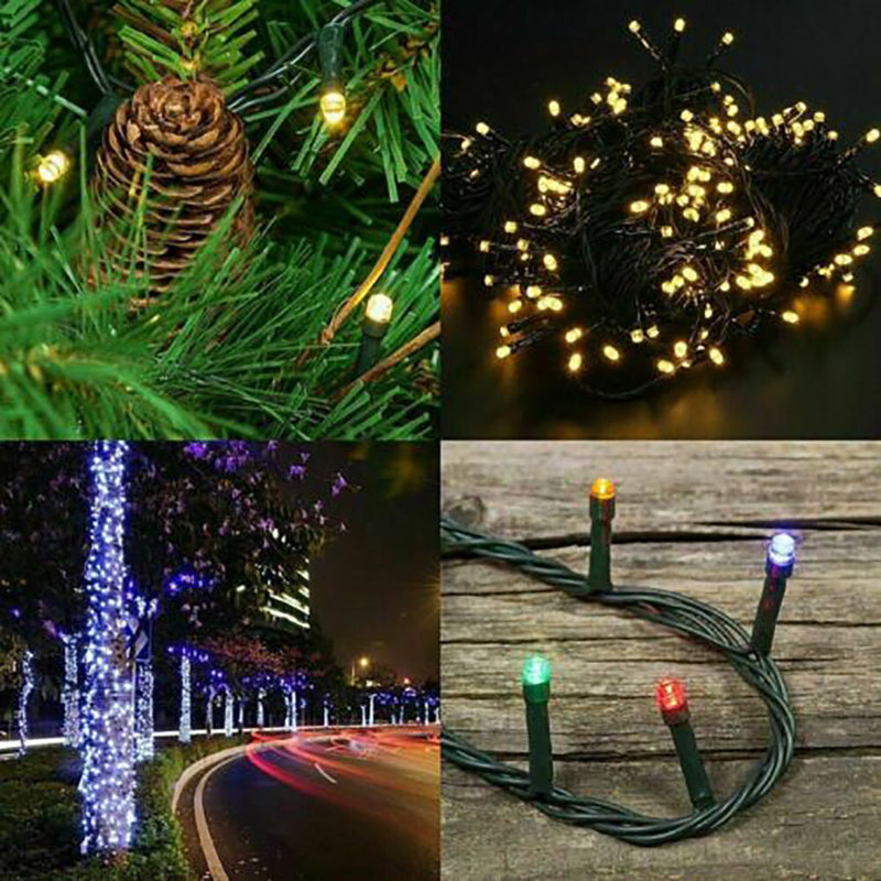 Solar Fairy String Led Lights 12M-32M Outdoor Garden Christmas Party Decor(32M300Led) Payday Deals