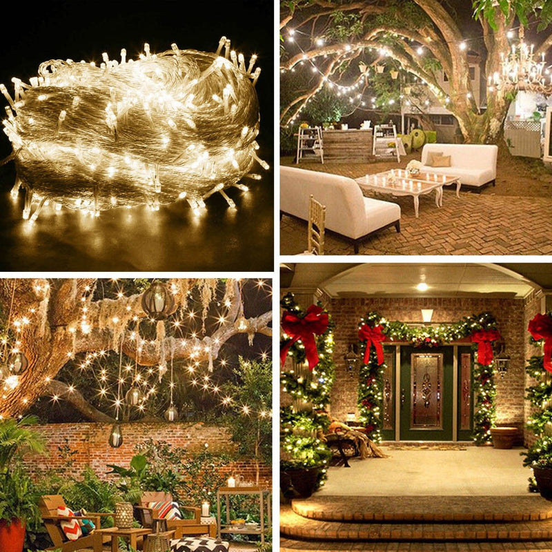 Solar Fairy String Led Lights 12M-32M Outdoor Garden Christmas Party Decor(32M300Led) Payday Deals