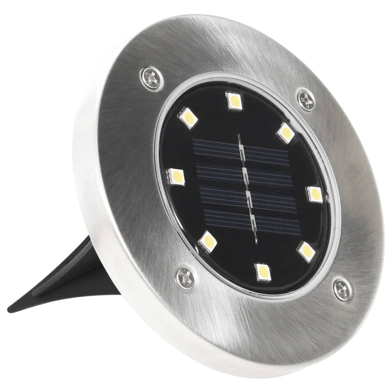Solar Ground Lights 8 pcs LED Lights RGB Colour Payday Deals