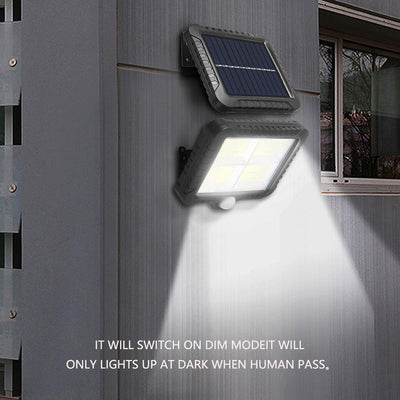 Solar Powered Light Patio Outdoor Motion Sensor Wall Lamp Payday Deals