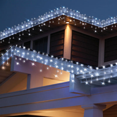 Solar white curtain lights Payday Deals