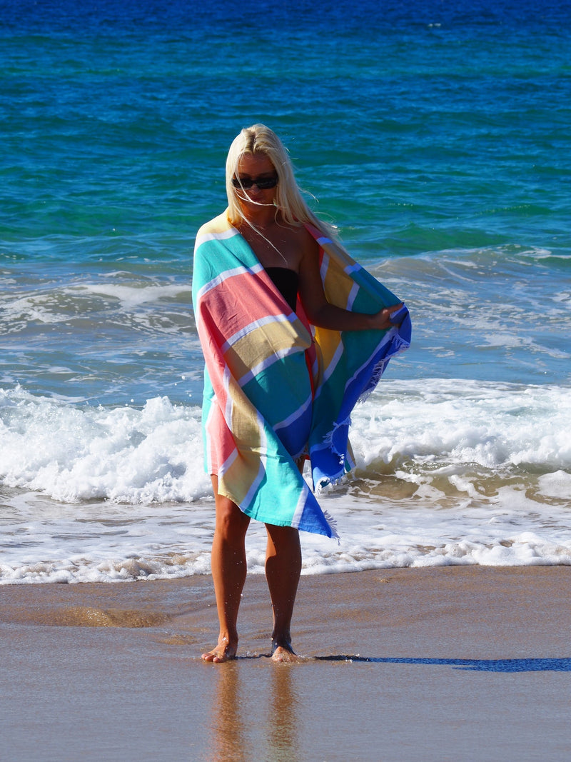 SORRENTO TURKISH COTTON TOWEL - TROPICAL Payday Deals