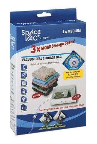 Space Vac Vacuum Storage Bag Seal Compressing Organizer Clothes - Medium Payday Deals