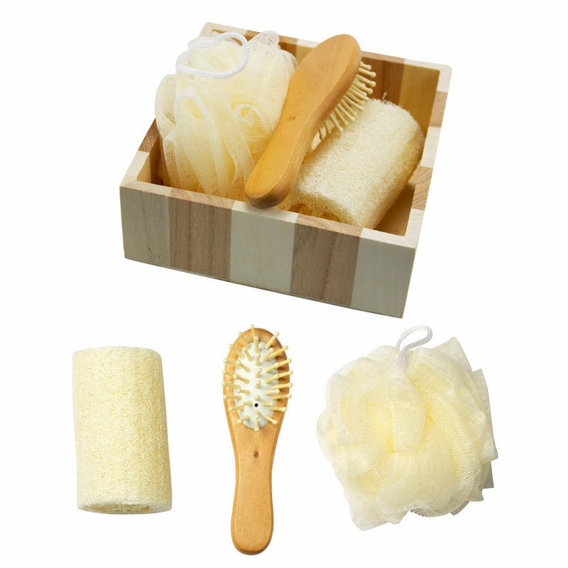 Sponge Brush And Loofa Bath Gift Set Payday Deals