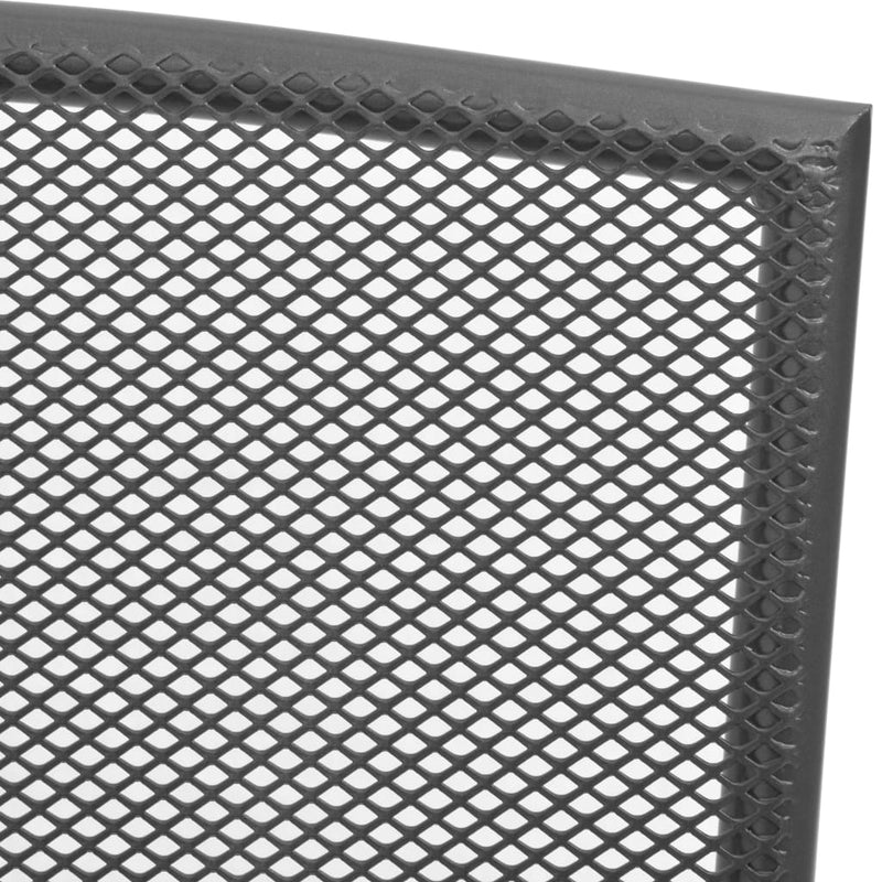 Stackable Garden Chair Set 7 Piece Anthracite Powder-coated Steel Payday Deals