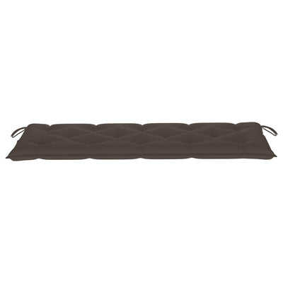 Stacking Garden Bench with Cushion 159 cm Solid Teak Wood Payday Deals