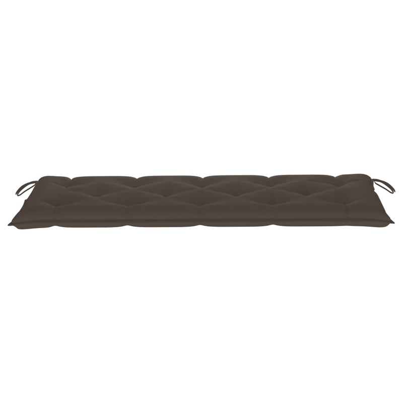 Stacking Garden Bench with Cushion 159 cm Solid Teak Wood Payday Deals