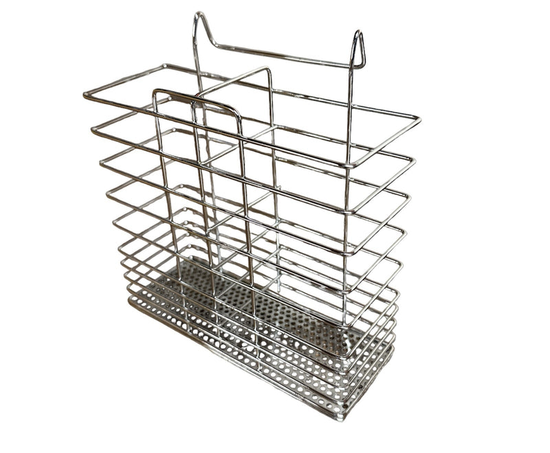 Stainless Steel Cutlery Basket Holder Drying Rack - Chrome Payday Deals