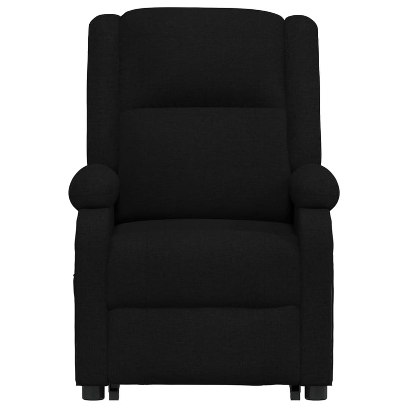 Stand up Massage Chair Black Fabric Payday Deals