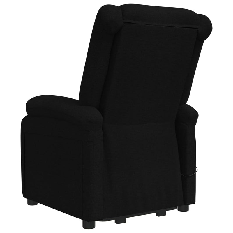 Stand up Massage Chair Black Fabric Payday Deals