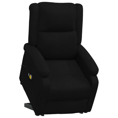 Stand up Massage Chair Black Fabric Payday Deals