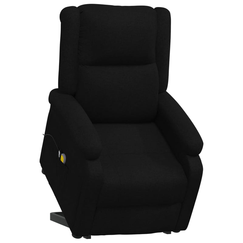 Stand up Massage Chair Black Fabric Payday Deals