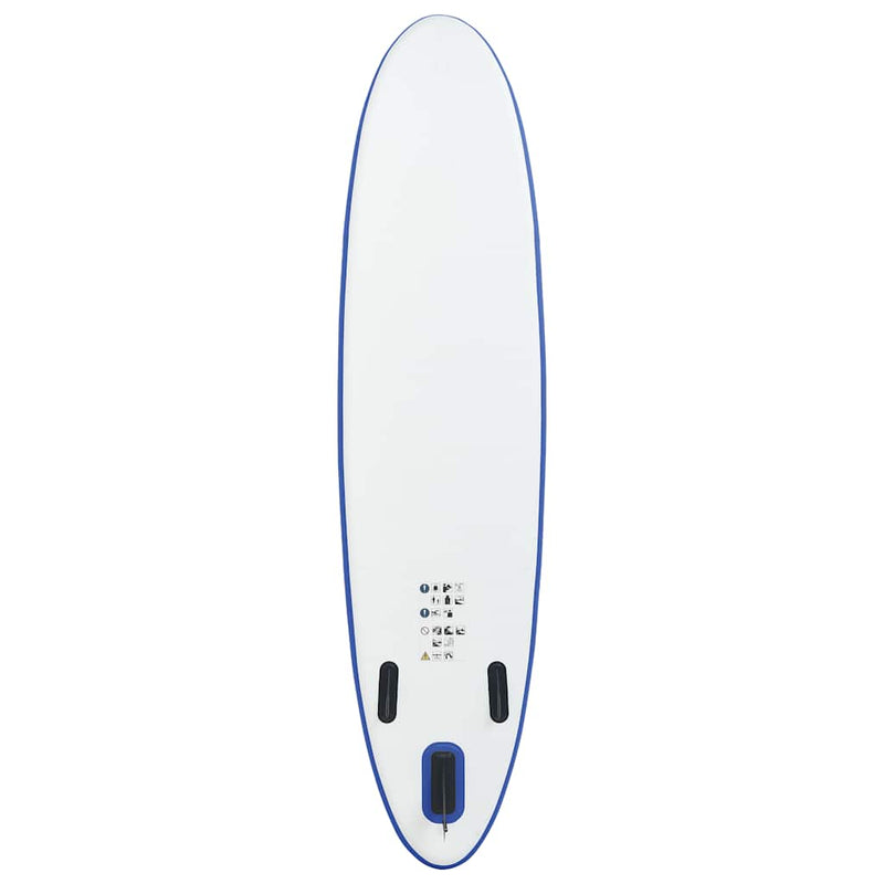 Stand Up Paddle Board Set SUP Surfboard Inflatable Blue and White Payday Deals