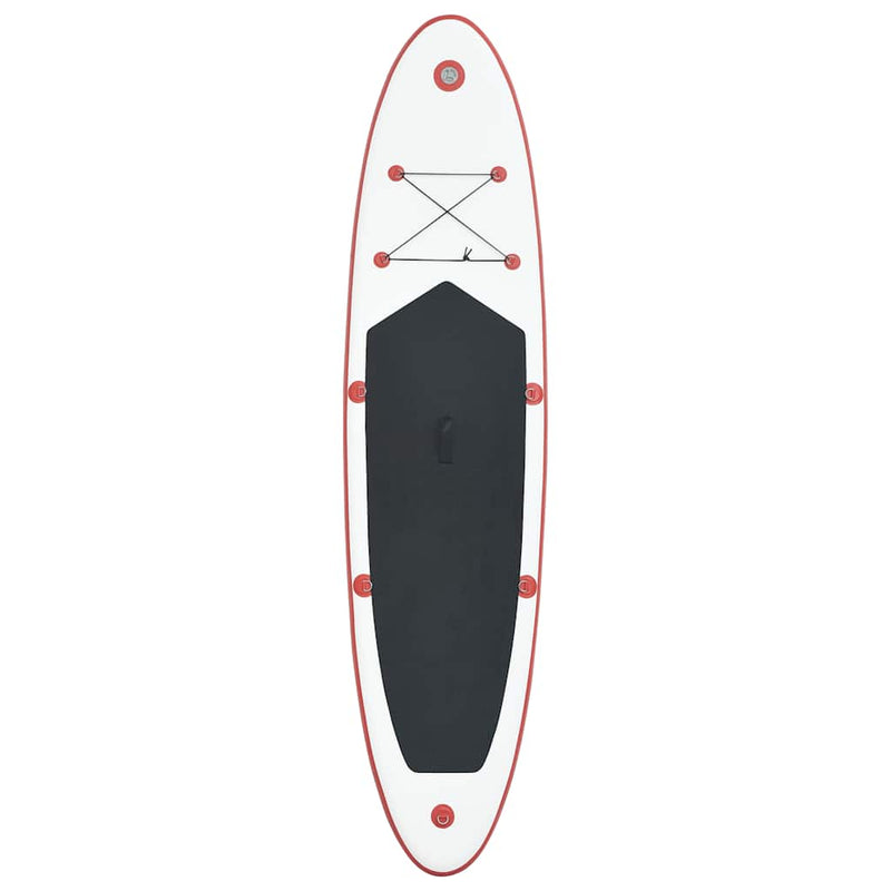 Stand Up Paddle Board Set SUP Surfboard Inflatable Red and White Payday Deals