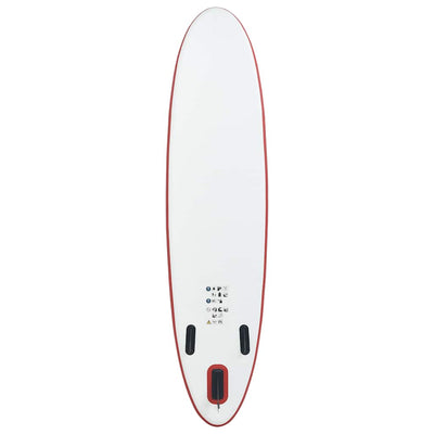 Stand Up Paddle Board Set SUP Surfboard Inflatable Red and White Payday Deals