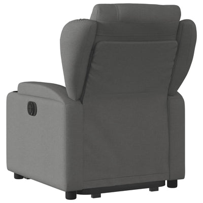 Stand up Recliner Chair Dark Grey Fabric Payday Deals