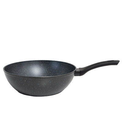 Stone Chef Forged Wok Non Stick Cookware Kitchen Black 28cm Payday Deals