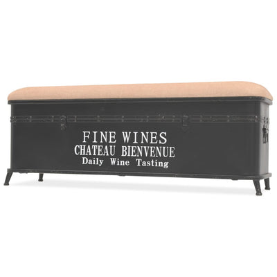 Storage Bench with Cushion 103x30x40 cm Payday Deals
