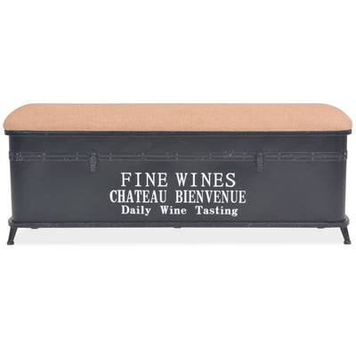 Storage Bench with Cushion 103x30x40 cm Payday Deals