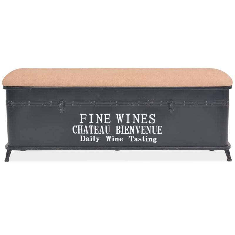 Storage Bench with Cushion 103x30x40 cm Payday Deals