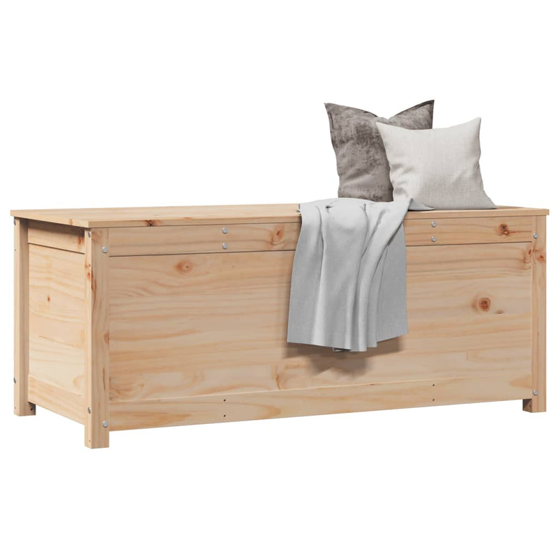 Storage Box 110x50x45.5 cm Solid Wood Pine Payday Deals