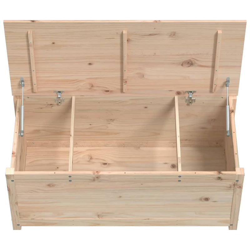 Storage Box 110x50x45.5 cm Solid Wood Pine Payday Deals