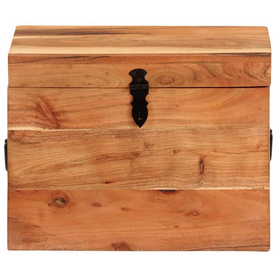Storage Box 39x28x31 cm Solid Wood Acacia Payday Deals