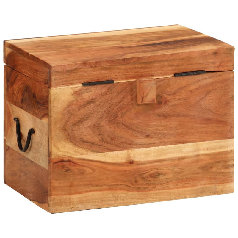 Storage Box 39x28x31 cm Solid Wood Acacia Payday Deals