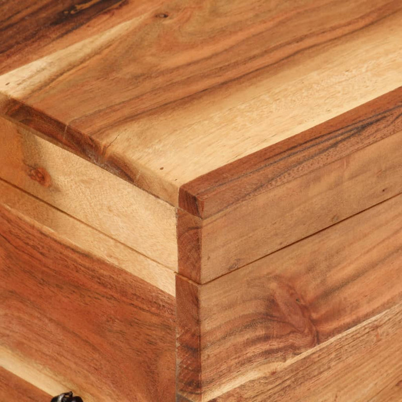 Storage Box 39x28x31 cm Solid Wood Acacia Payday Deals