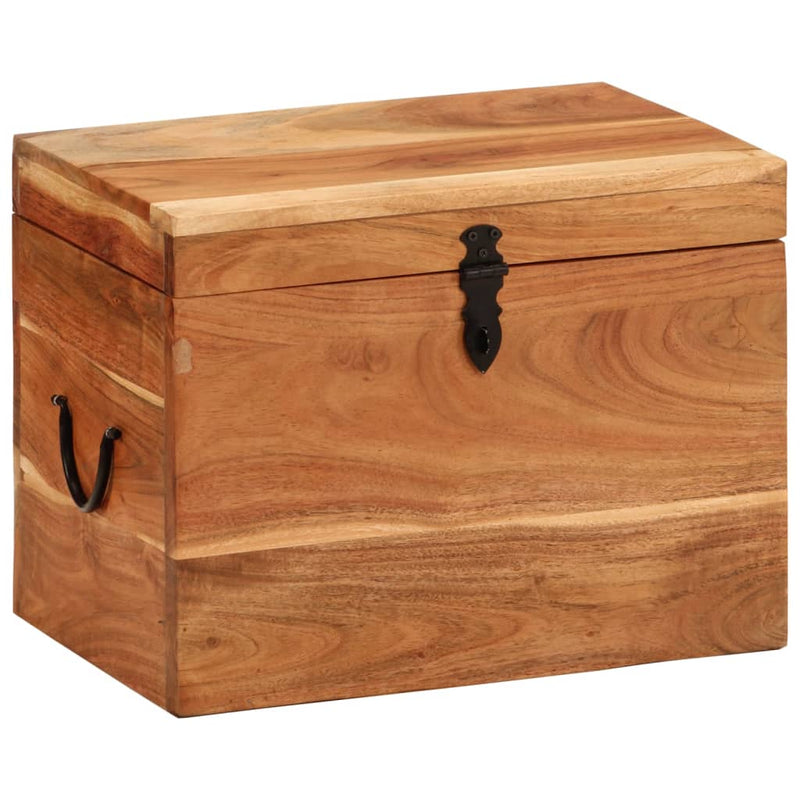 Storage Box 39x28x31 cm Solid Wood Acacia Payday Deals