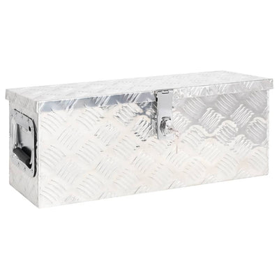 Storage Box Silver 60x23.5x23 cm Aluminium Payday Deals