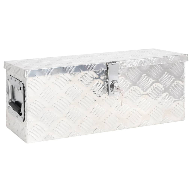 Storage Box Silver 60x23.5x23 cm Aluminium Payday Deals