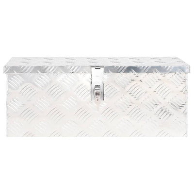 Storage Box Silver 60x23.5x23 cm Aluminium Payday Deals