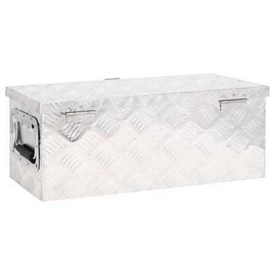 Storage Box Silver 60x23.5x23 cm Aluminium Payday Deals