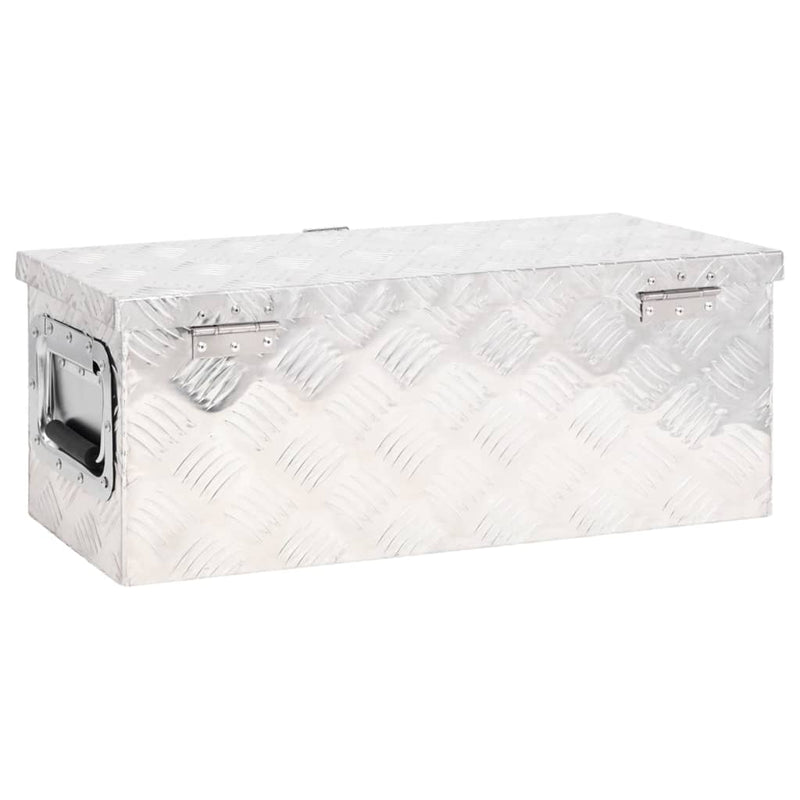 Storage Box Silver 60x23.5x23 cm Aluminium Payday Deals