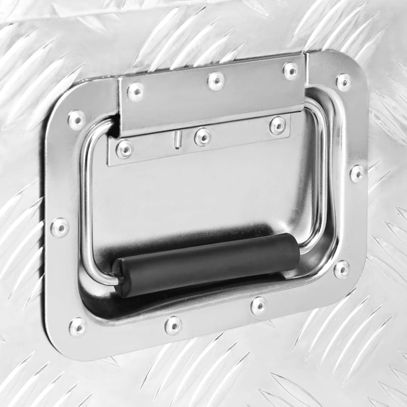 Storage Box Silver 60x23.5x23 cm Aluminium Payday Deals