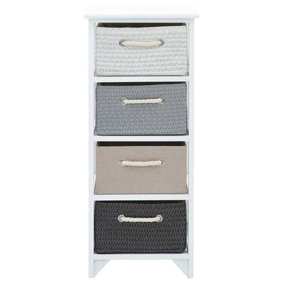Storage Cabinet 4 Drawers Wood Payday Deals