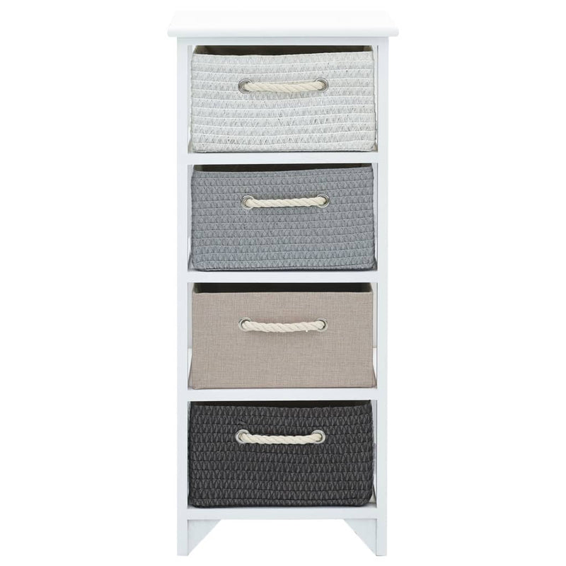 Storage Cabinet 4 Drawers Wood Payday Deals