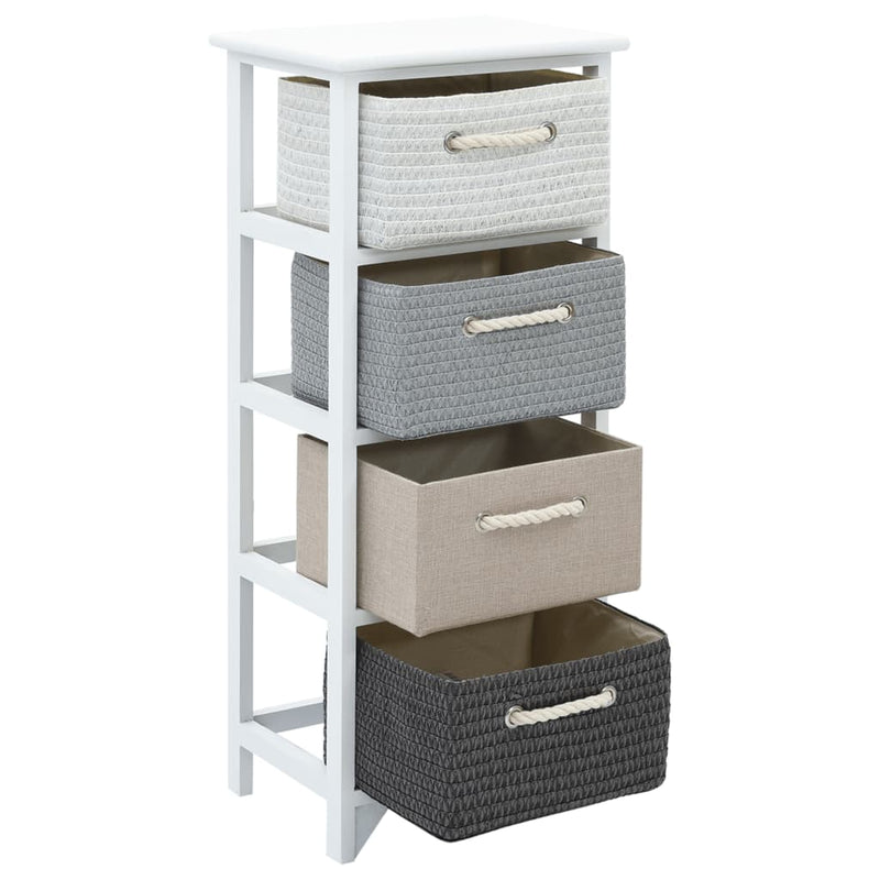 Storage Cabinet 4 Drawers Wood Payday Deals