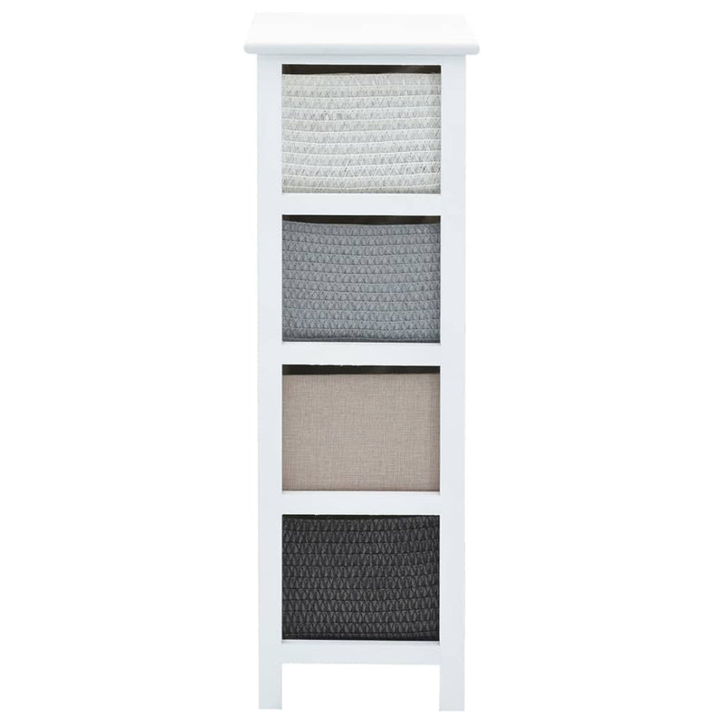 Storage Cabinet 4 Drawers Wood Payday Deals