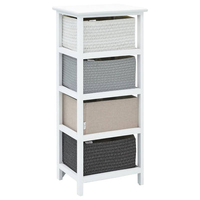 Storage Cabinet 4 Drawers Wood Payday Deals